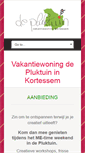 Mobile Screenshot of de-pluktuin.be
